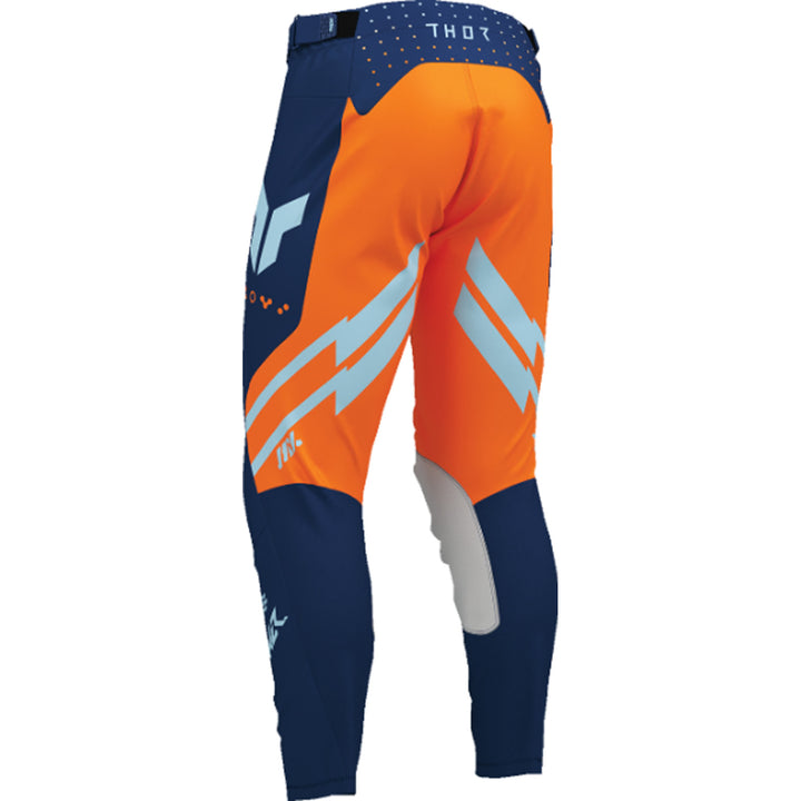 THOR LAUNCHMODE Futura Pants Navy/Orange - Rear Left Side View