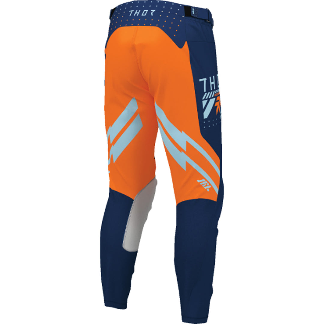 THOR LAUNCHMODE Futura Pants Navy/Orange - Rear Right Side View