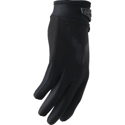 THOR LAUNCHMODE Gloves Black - Side Back of Hand View