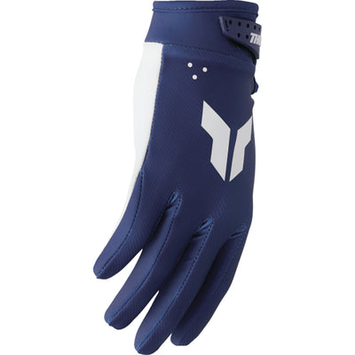 THOR LAUNCHMODE Gloves Navy - Side Back of Hand View