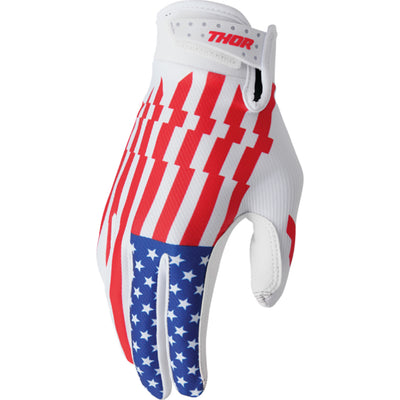 THOR LAUNCHMODE Patriot Gloves - Back of Hand View