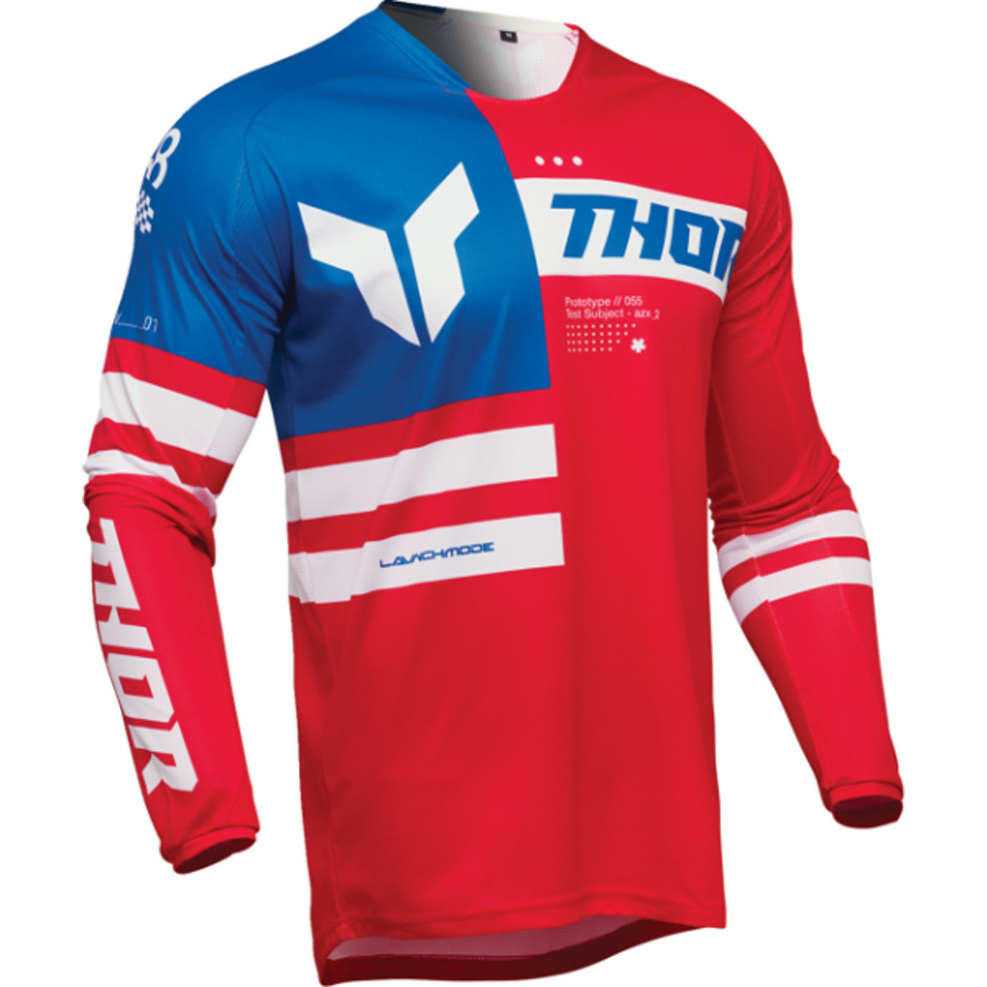 THOR LAUNCHMODE Patriot Jersey Red/White/Blue - Front View