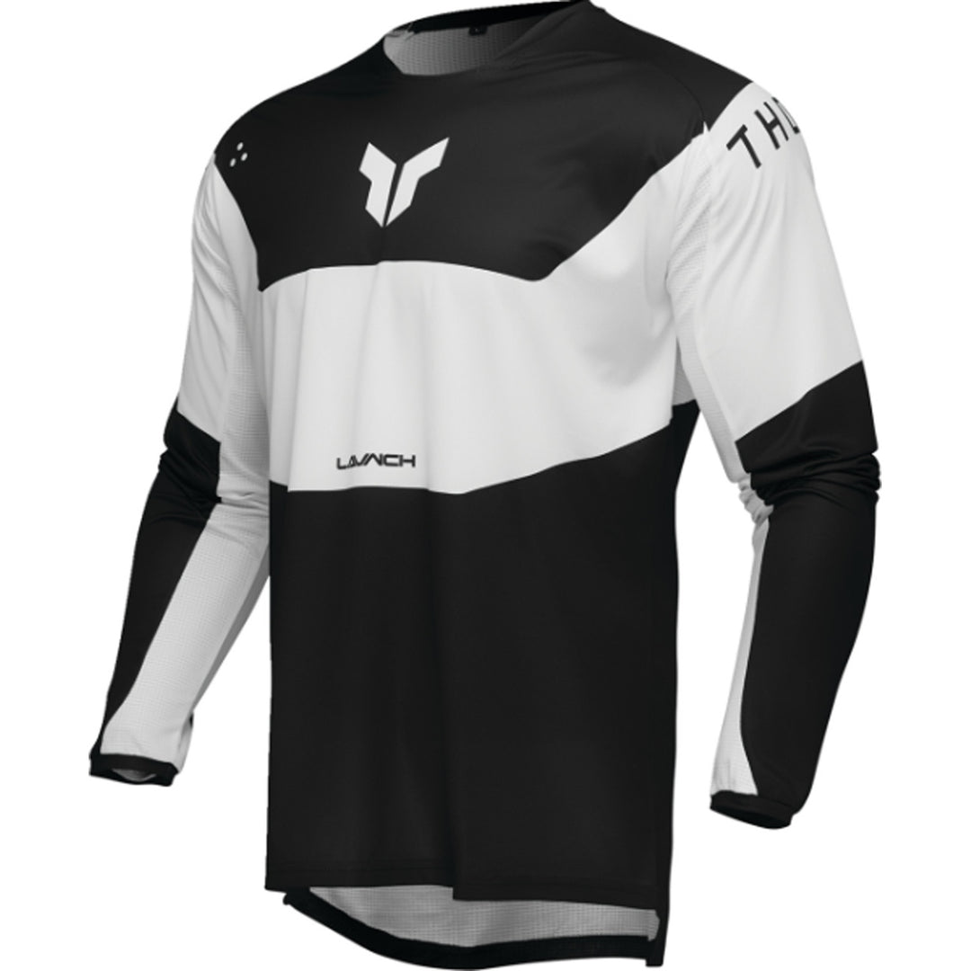 THOR LAUNCHMODE Storm Jersey Black - Front Left Side View