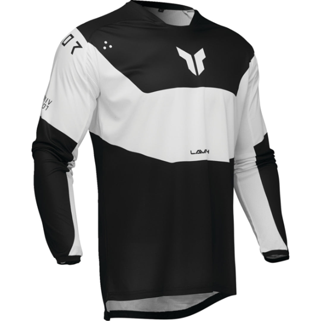 THOR LAUNCHMODE Storm Jersey Black - Front Right Side View