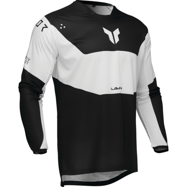 THOR LAUNCHMODE Storm Jersey Black - Front Right Side View