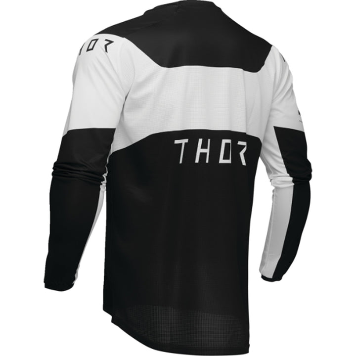 THOR LAUNCHMODE Storm Jersey Black - Rear Left Side View
