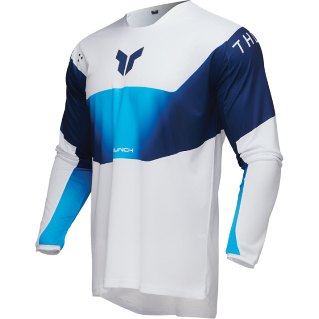 THOR LAUNCHMODE Storm Jersey White - Front Left Side View