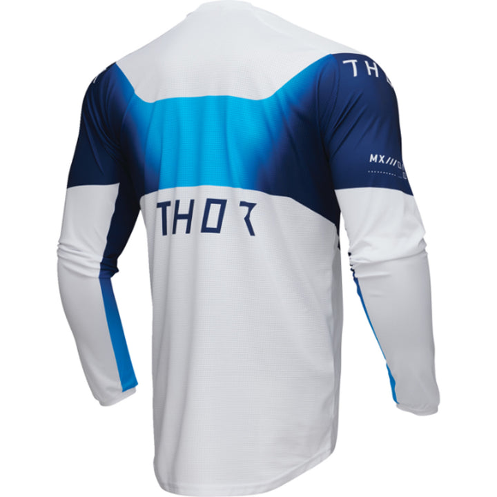 THOR LAUNCHMODE Storm Jersey White - Rear Right Side View