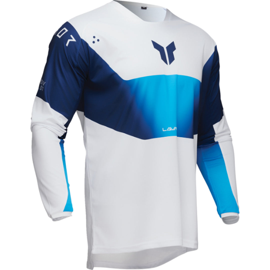 THOR LAUNCHMODE Storm Jersey White - Front Right Side View