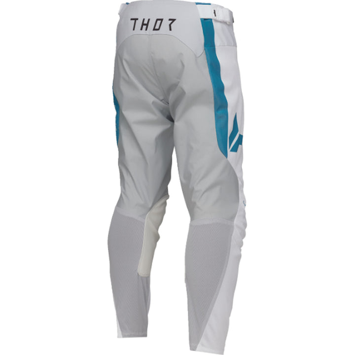 THOR LAUNCHMODE Vented Raid Pants White/Gray - Rear Right Side View