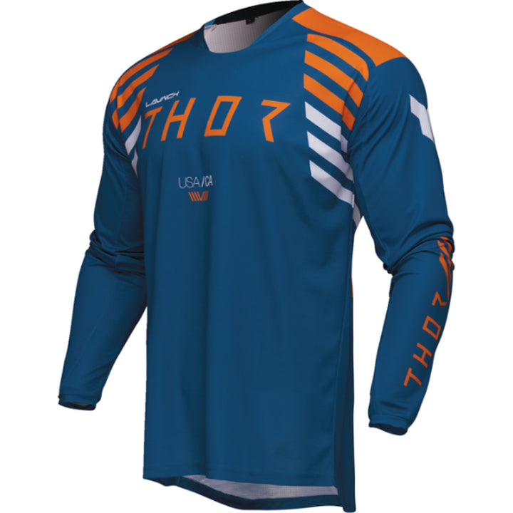 THOR LAUNCHMODE Zone Jersey Blue - Front Left Side View