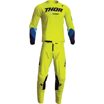 THOR Pulse Tactic Jersey Acid - Front View with Pants