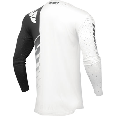 THOR Prime Analog Jersey Black/White - Rear View