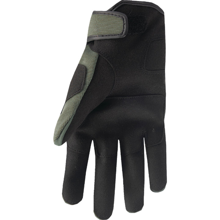 THOR Range Gloves Army/Orange - Palm View