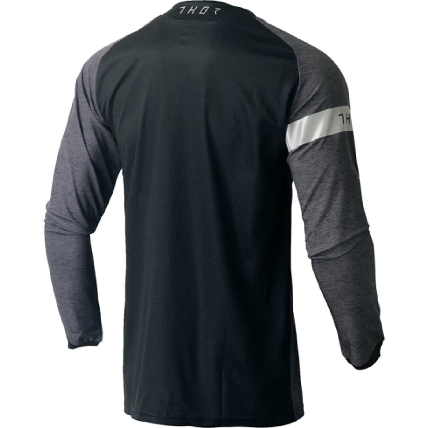 THOR Range Jersey Black/Gray - Rear View