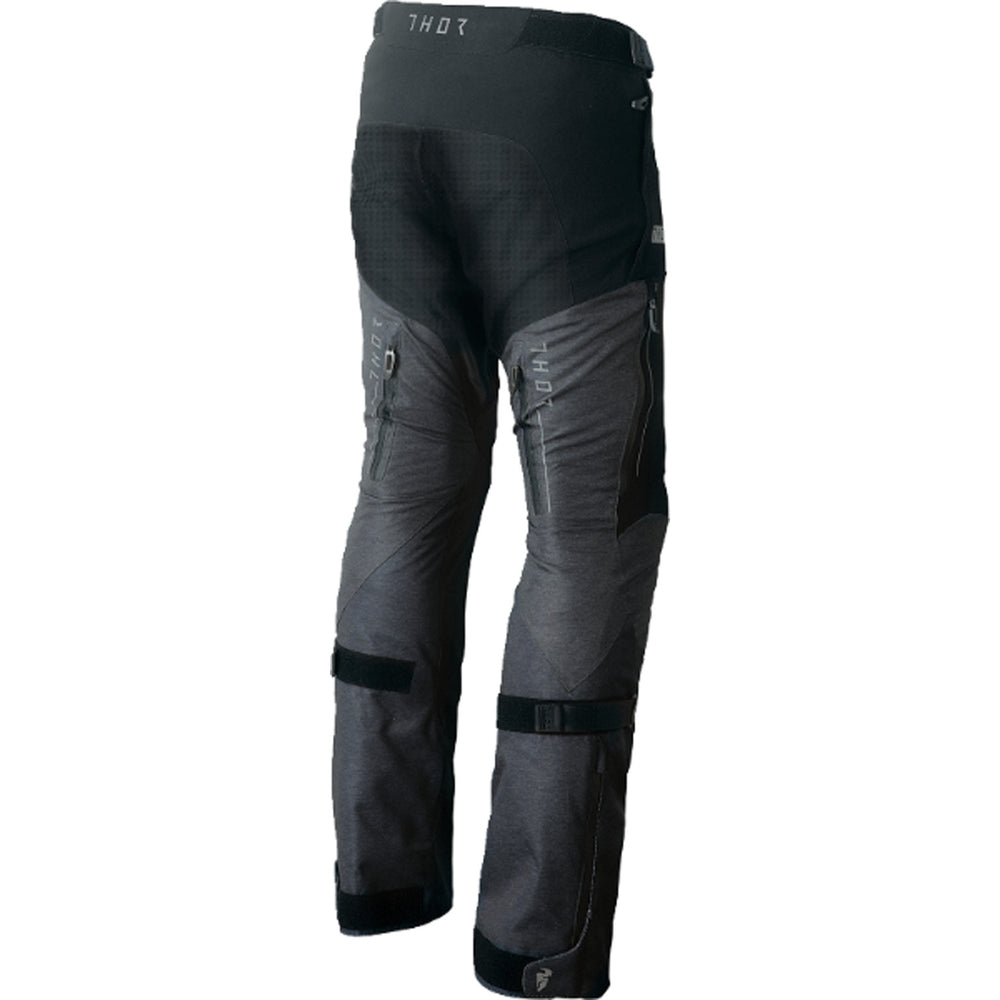 THOR Range Pants Black/Gray - Rear View