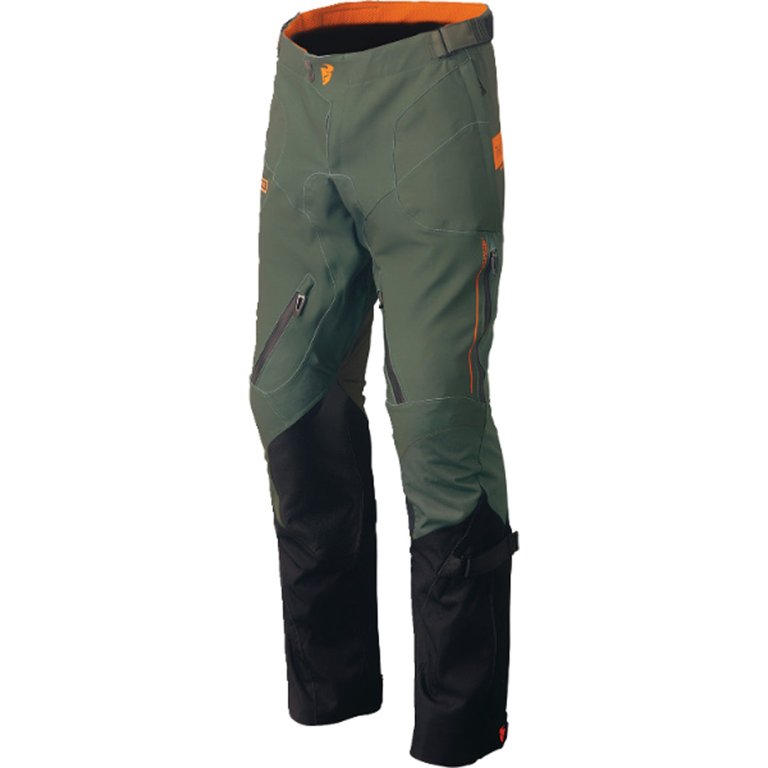 THOR Range Pants Green/Black - Front View