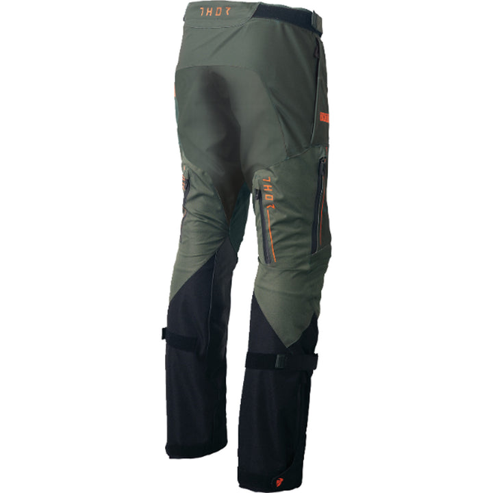 THOR Range Pants Green/Black - Rear View
