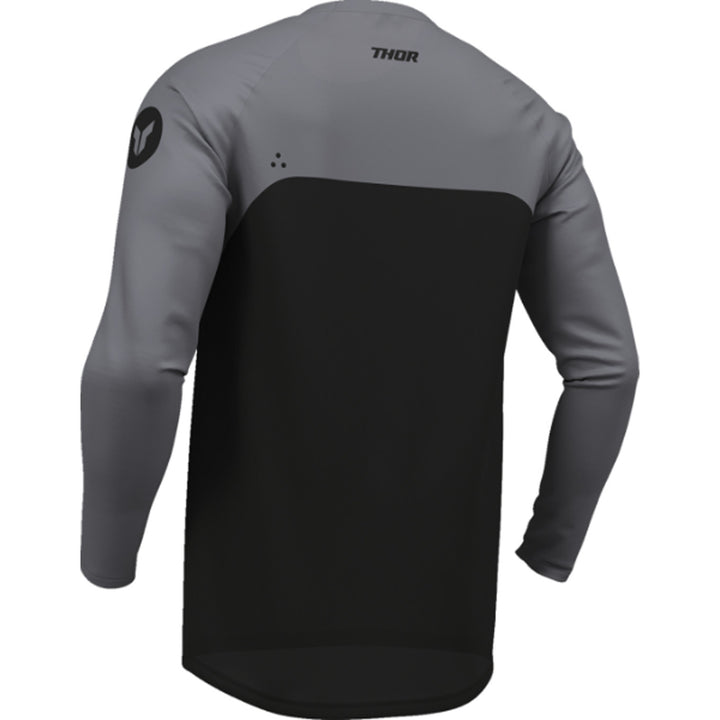 THOR RIDEMODE Menace Jersey Black - Rear Left Side View