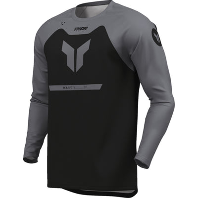 THOR RIDEMODE Menace Jersey Black - Front Left Side View