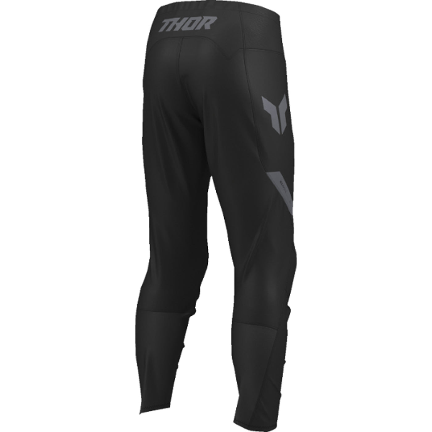 THOR RIDEMODE Menace Pants Black - Rear Right Side View