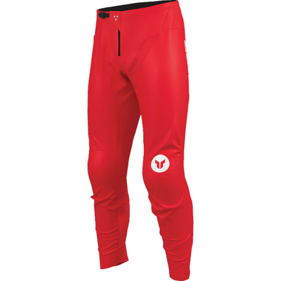 THOR RIDEMODE Menace Pants Red - Front Left Side View