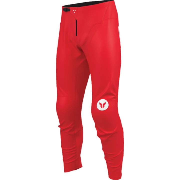 THOR RIDEMODE Menace Pants Red - Front Left Side View