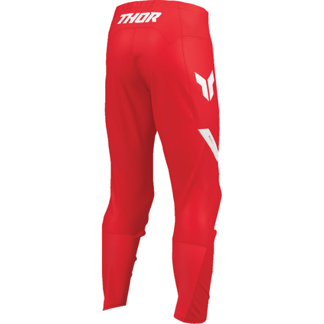 THOR RIDEMODE Menace Pants Red - Rear Right Side View