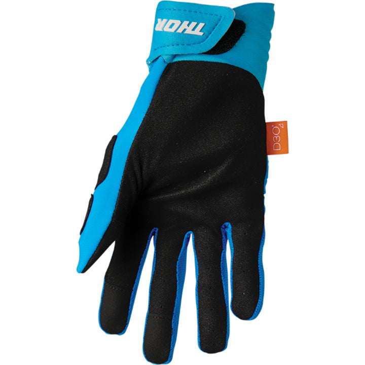 THOR Rebound Gloves Blue/White - Palm View