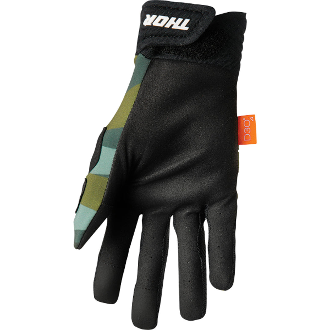 THOR Rebound Gloves Camo/Black - Palm View