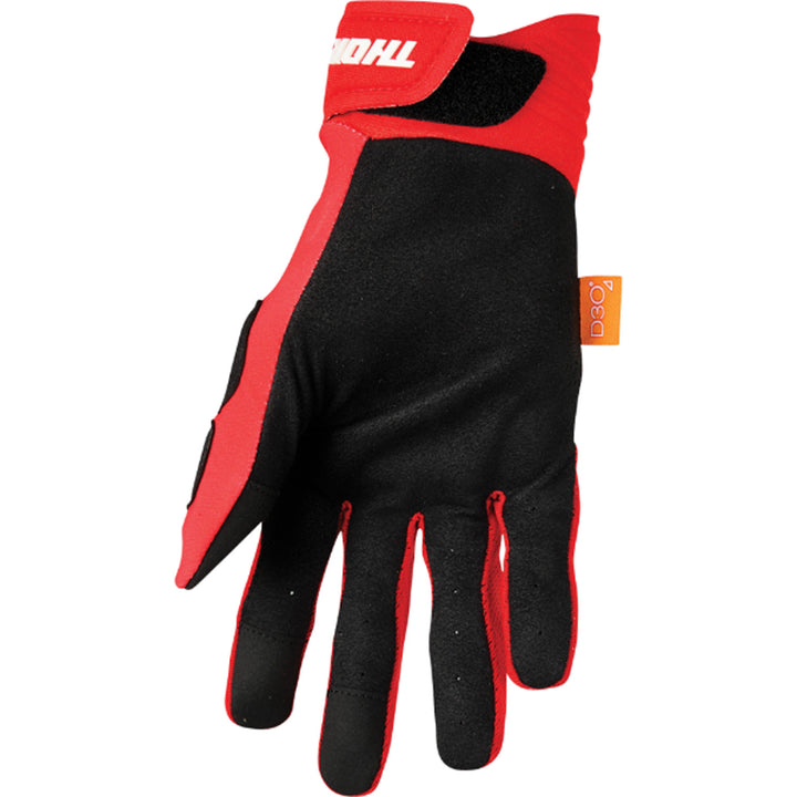 THOR Rebound Gloves Red/White - Palm View