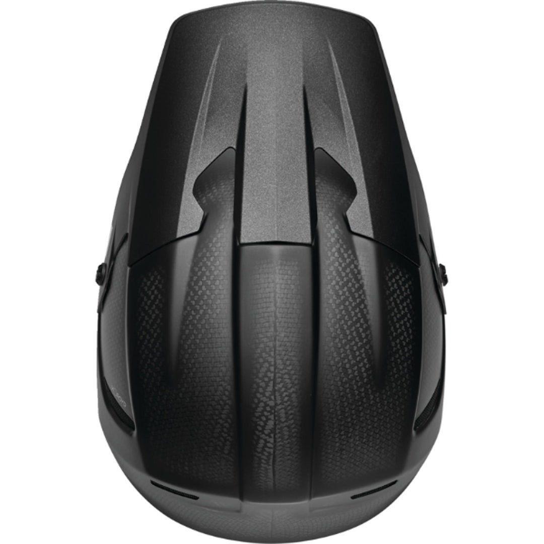 THOR Reflex Sport MIPS Carbon Stealth Helmet Black - Top Down View