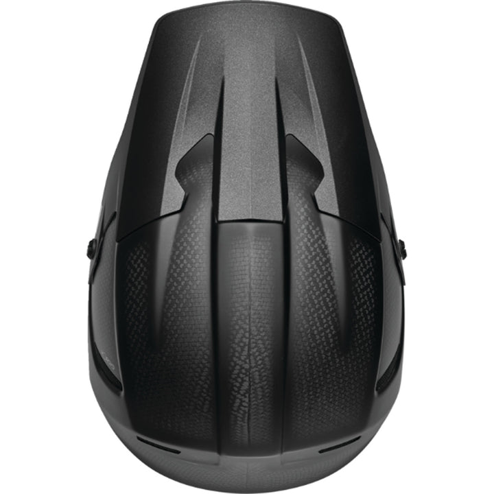 THOR Reflex Sport MIPS Carbon Stealth Helmet Black - Top Down View