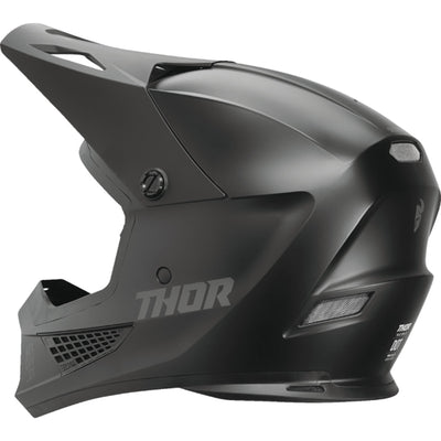 THOR Sector 2 Blackout Helmet - Rear Side View