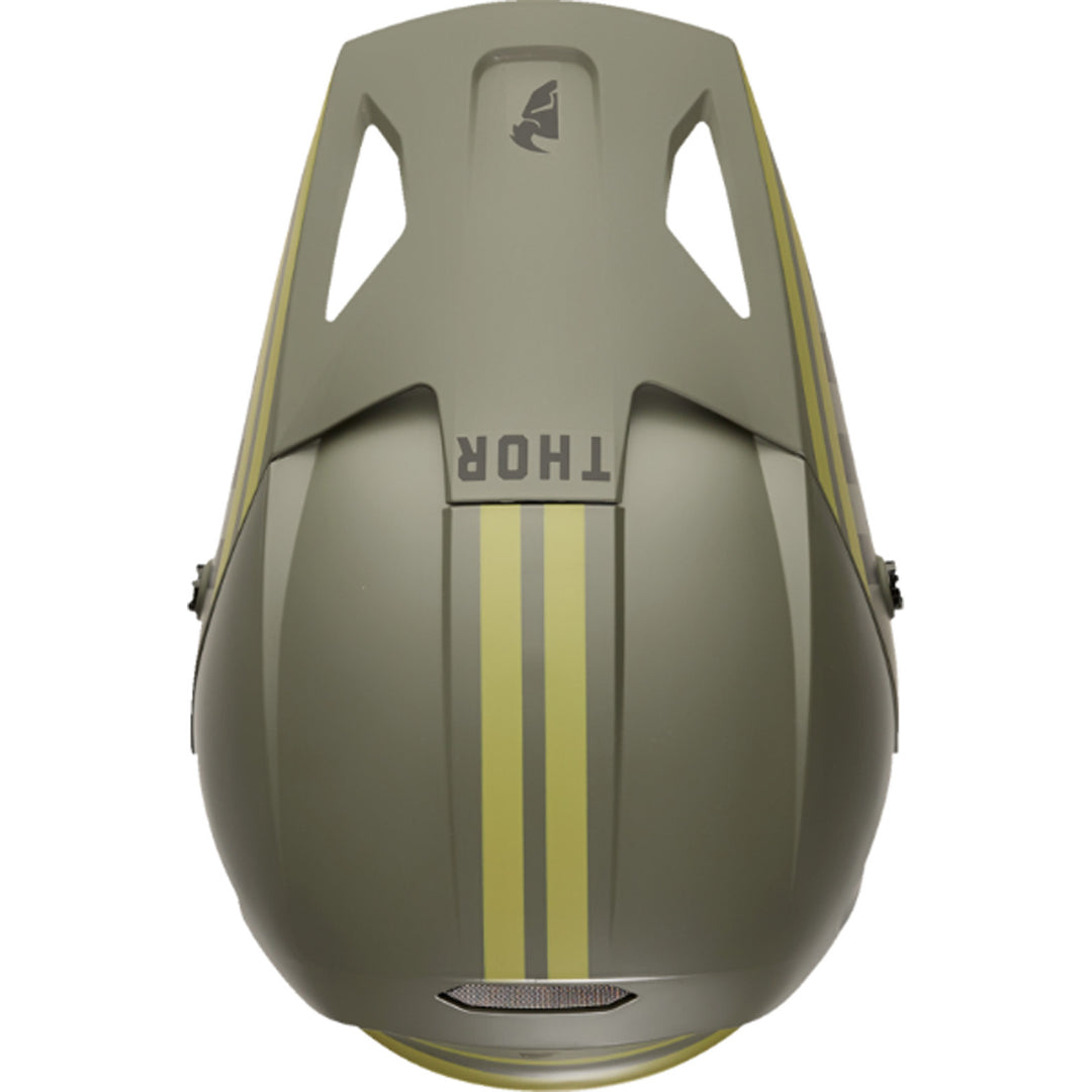 THOR Sector 2 Combat Helmet Army/Black - Top Down View