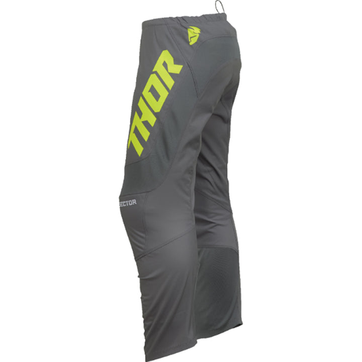 THOR Sector Checker Pants Gray/Acid - Side View