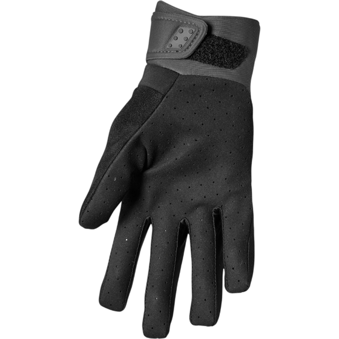 THOR Spectrum Cold Weather Gloves Black/Charcoal - Palm View