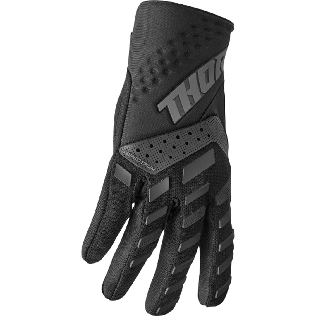 THOR Spectrum Gloves Black - Side Back of Hand View