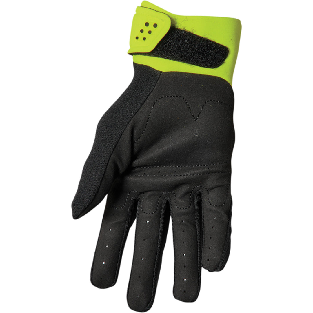 THOR Spectrum Gloves Black/Acid - Palm View