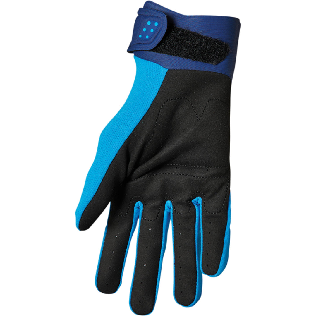 THOR Spectrum Gloves Blue/Navy - Palm View