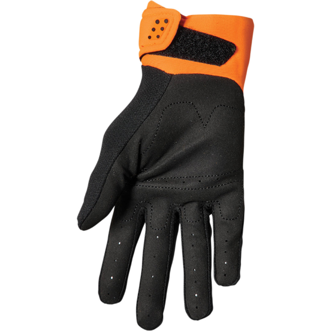 THOR Spectrum Gloves Orange/Black - Palm View