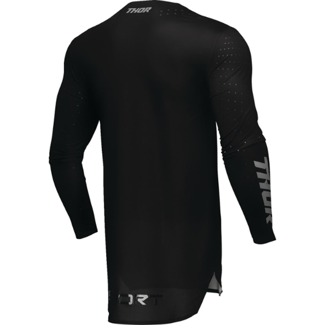 THOR SPORTMODE Brave Jersey Black - Rear Right Side View