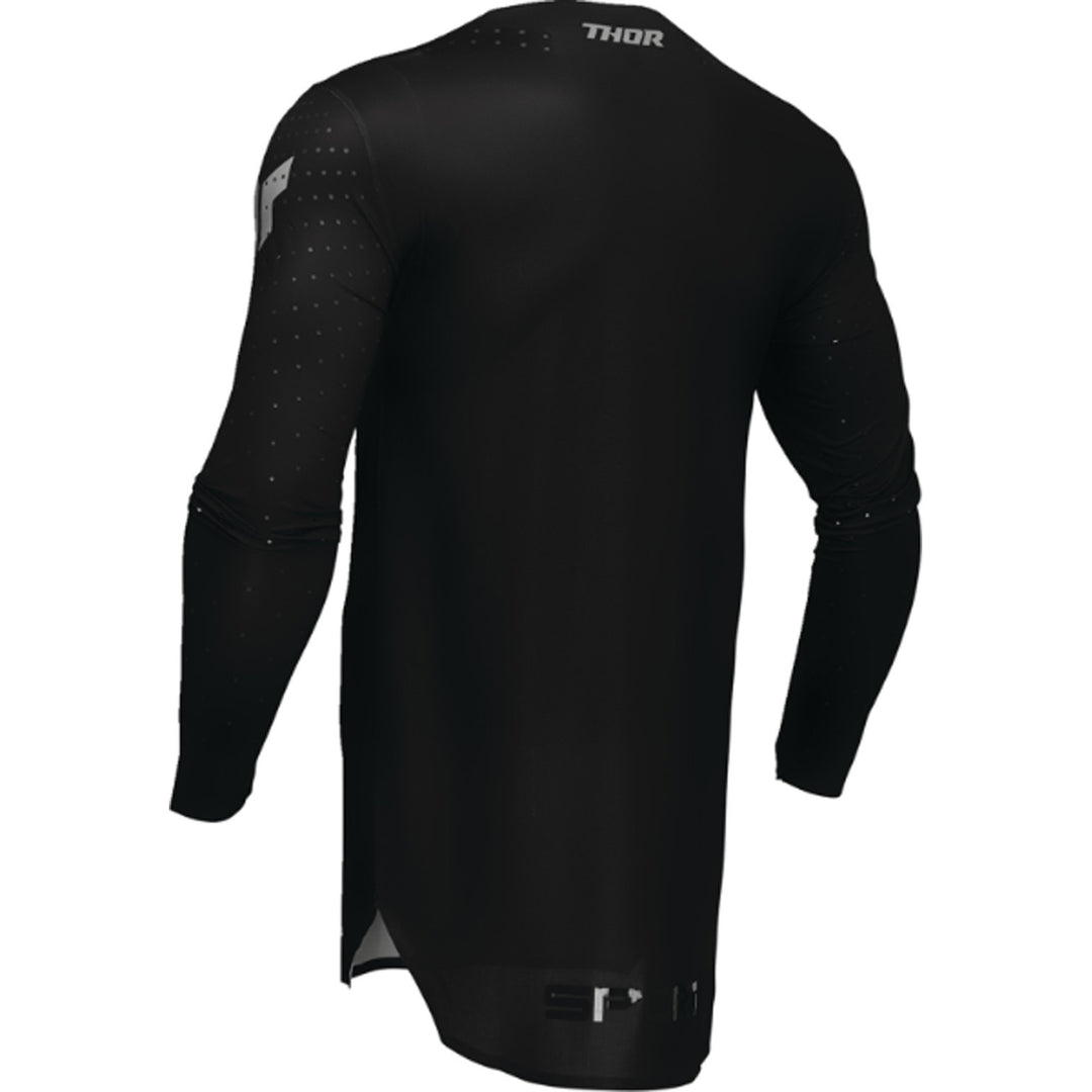 THOR SPORTMODE Brave Jersey Black - Rear Left Side View