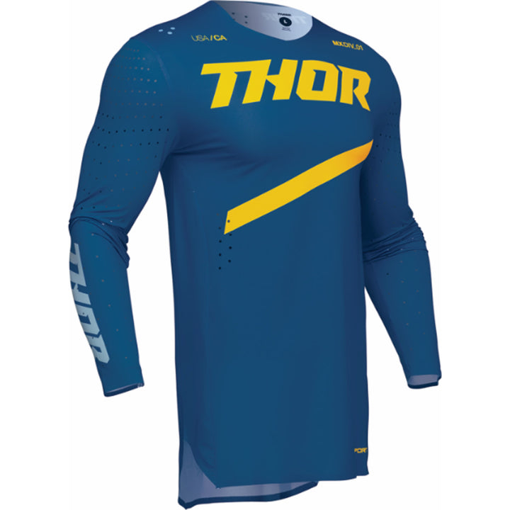 THOR SPORTMODE Brave Jersey Blue - Front Right Side View