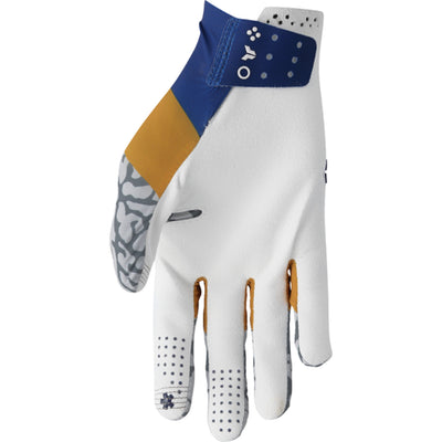 THOR SPORTMODE Bravo Gloves Navy/Copper - Palm View