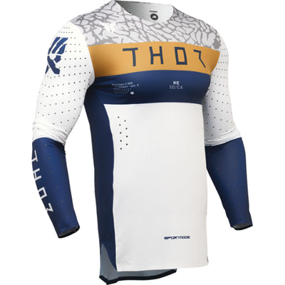 THOR SPORTMODE Bravo Jersey Navy/White - Front View