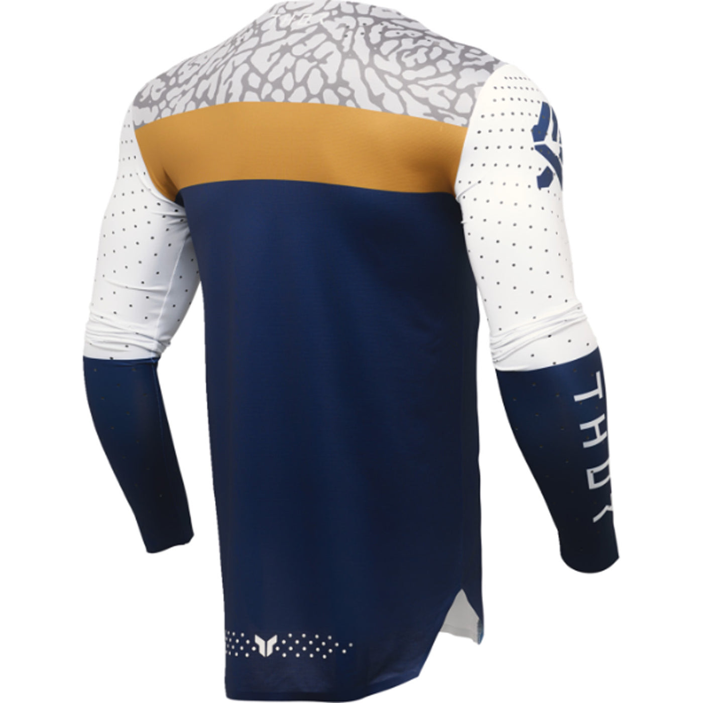 THOR SPORTMODE Bravo Jersey Navy/White - Rear View