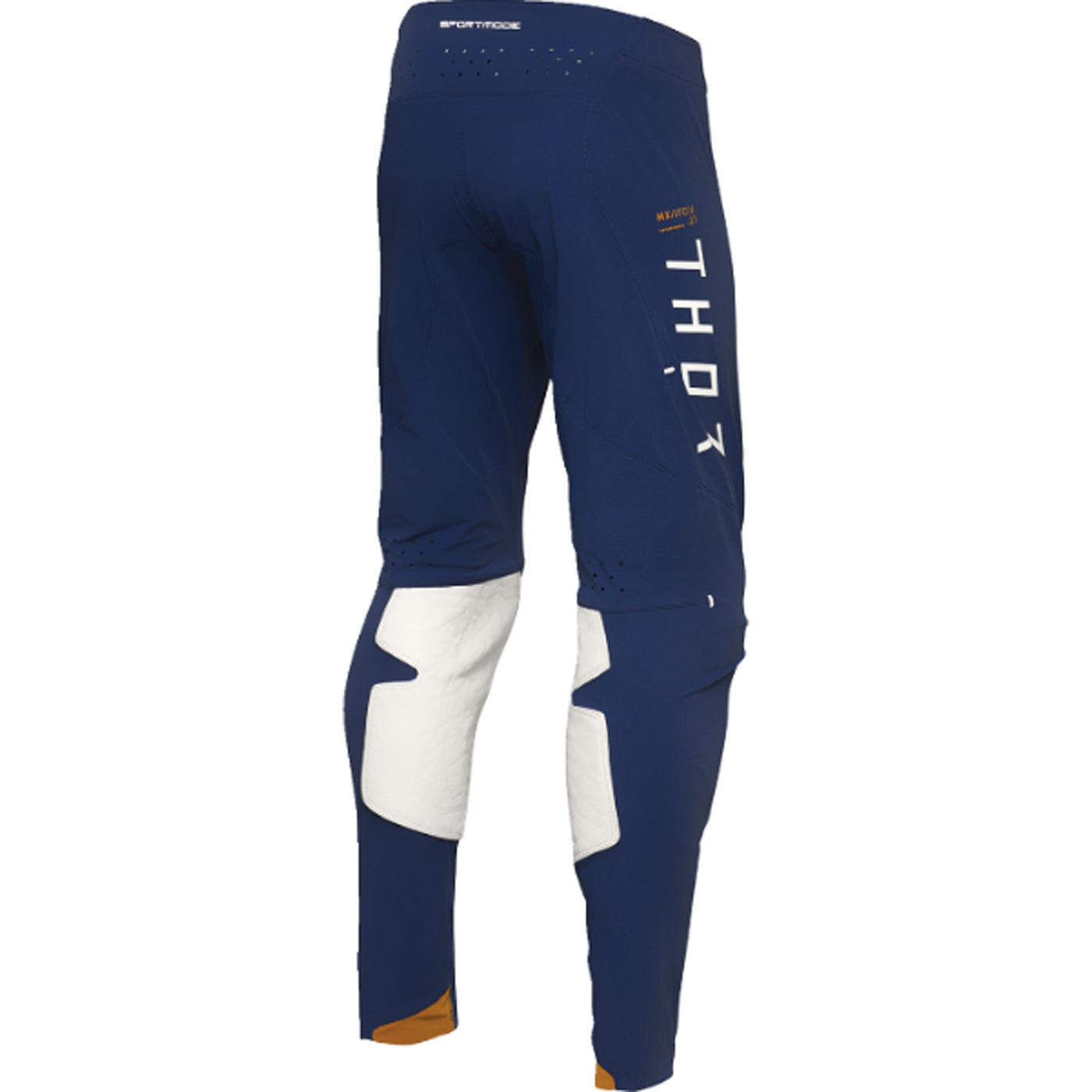 THOR SPORTMODE Bravo Pants Navy/White - Rear View