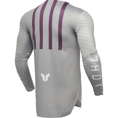 THOR SPORTMODE Flite Jersey Gray/Purple - Rear View