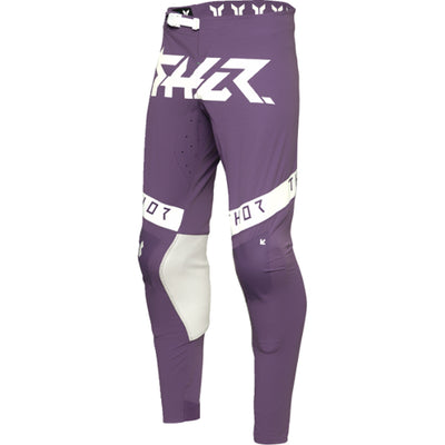 THOR SPORTMODE Flite Pants Gray/Purple - Front Left Side View